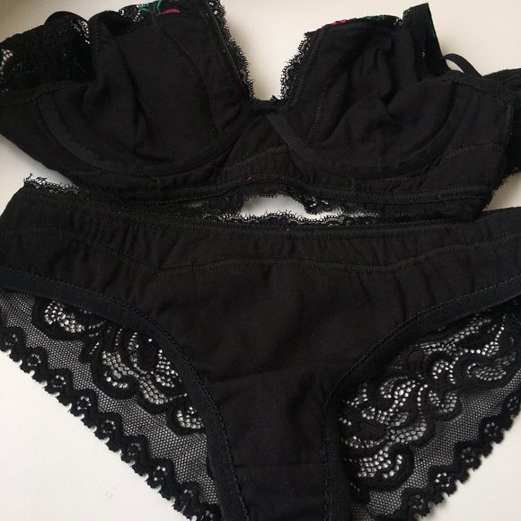 Lingerie set floral embroidered - Picture 5 of 13